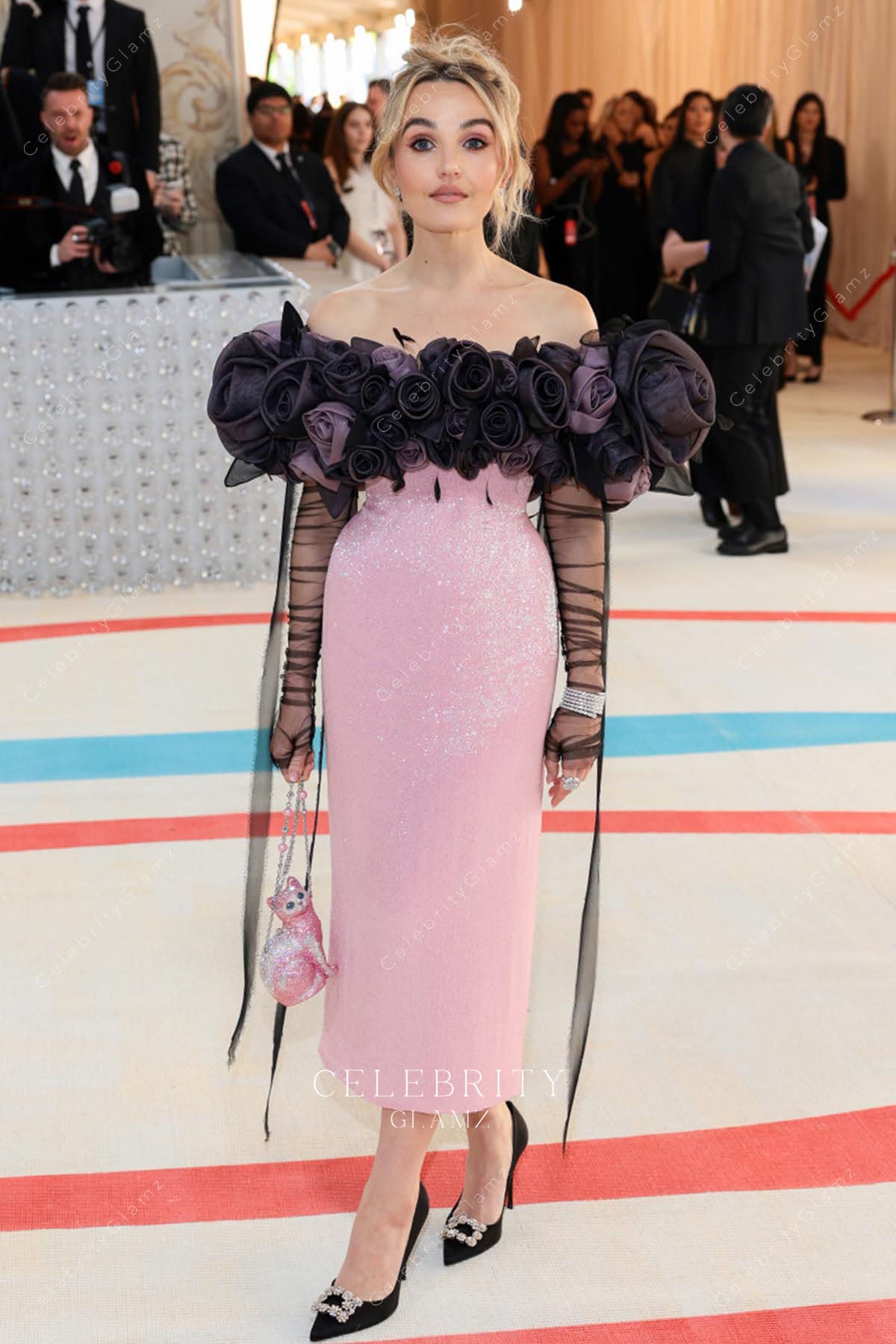 2023 met gala glitter dress Chloe Fineman