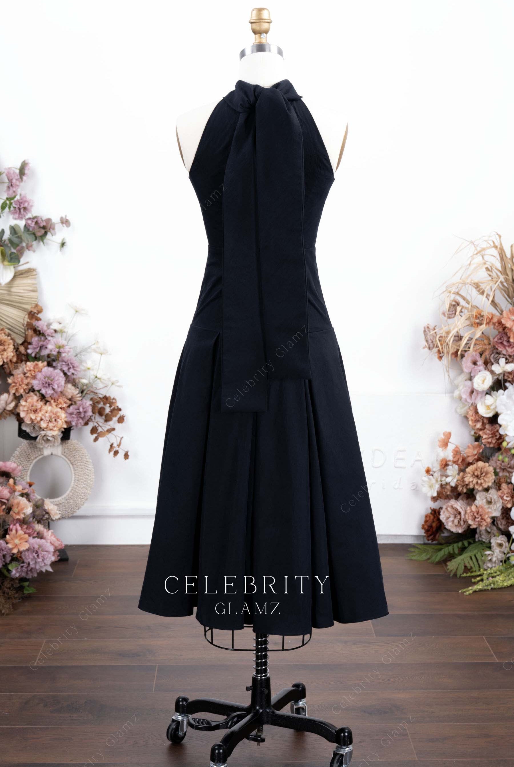 black a line formal dress