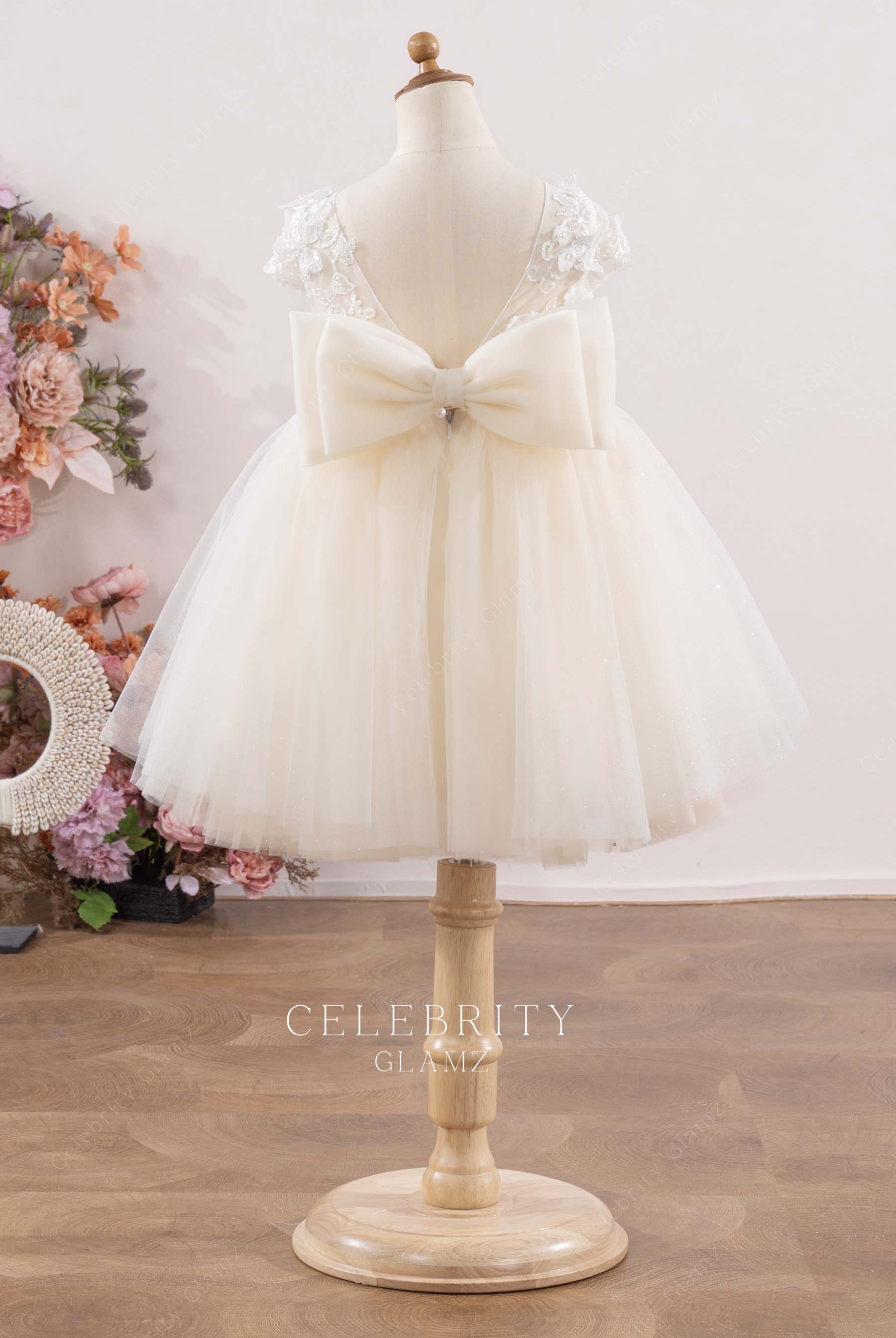 a line flower girl dress