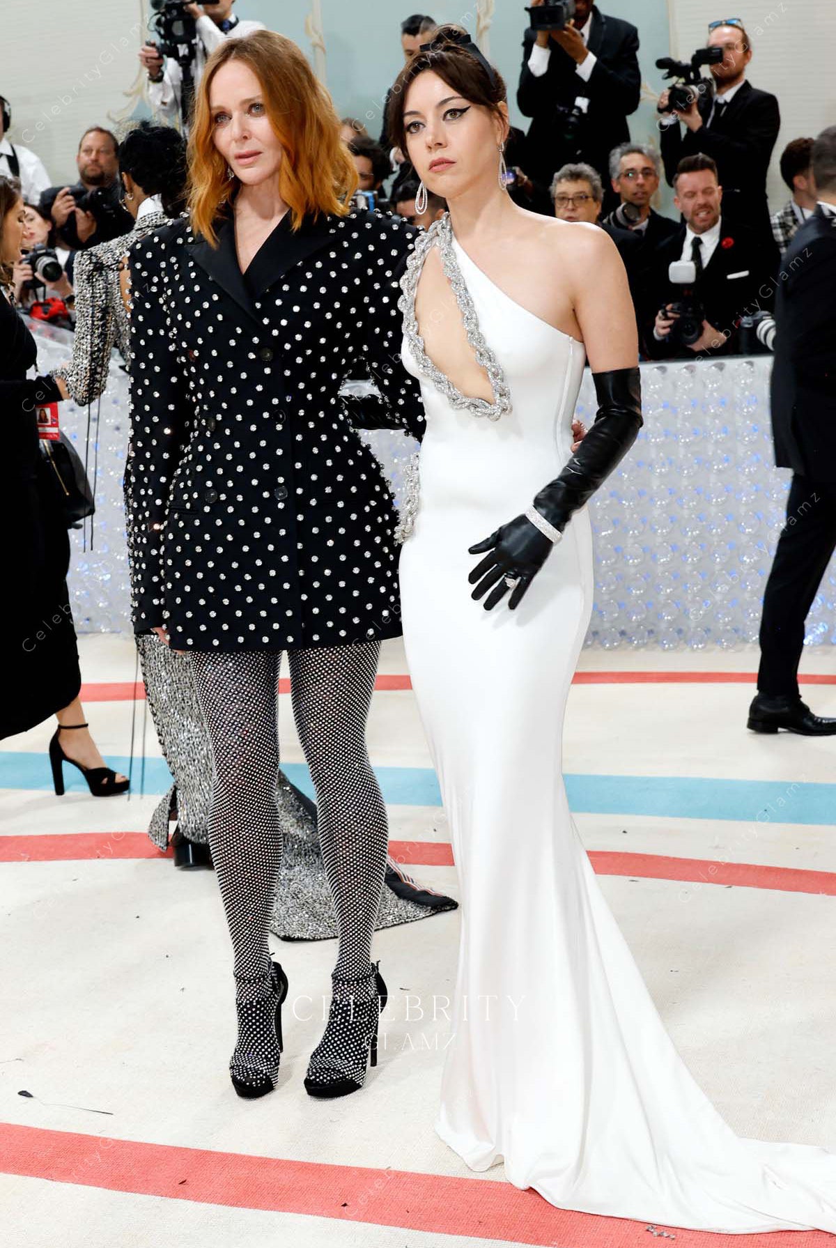 Aubrey Plaza fit flare met gala 2023 dress