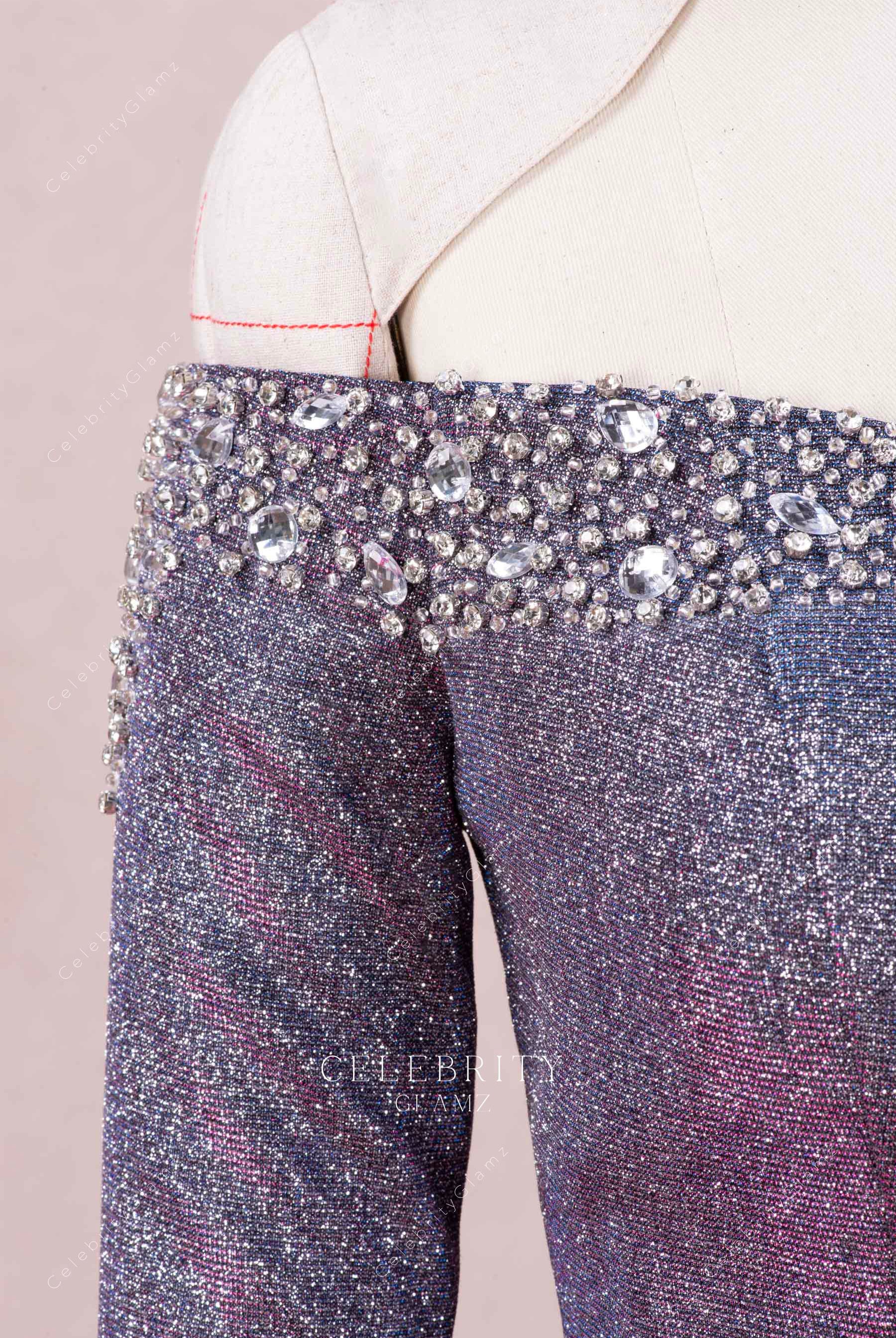 beaded neckline formal dress