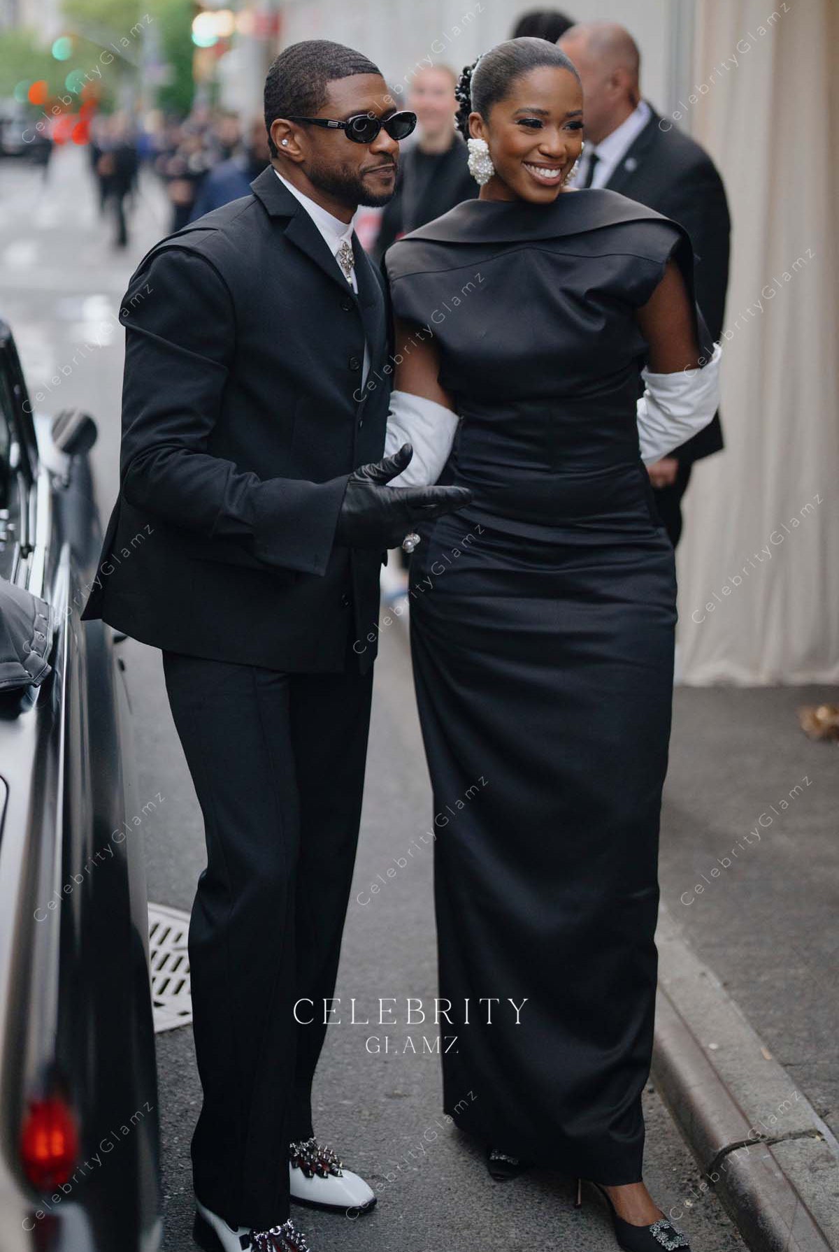 Bianca Saunders black sheath 2023 met gala dress