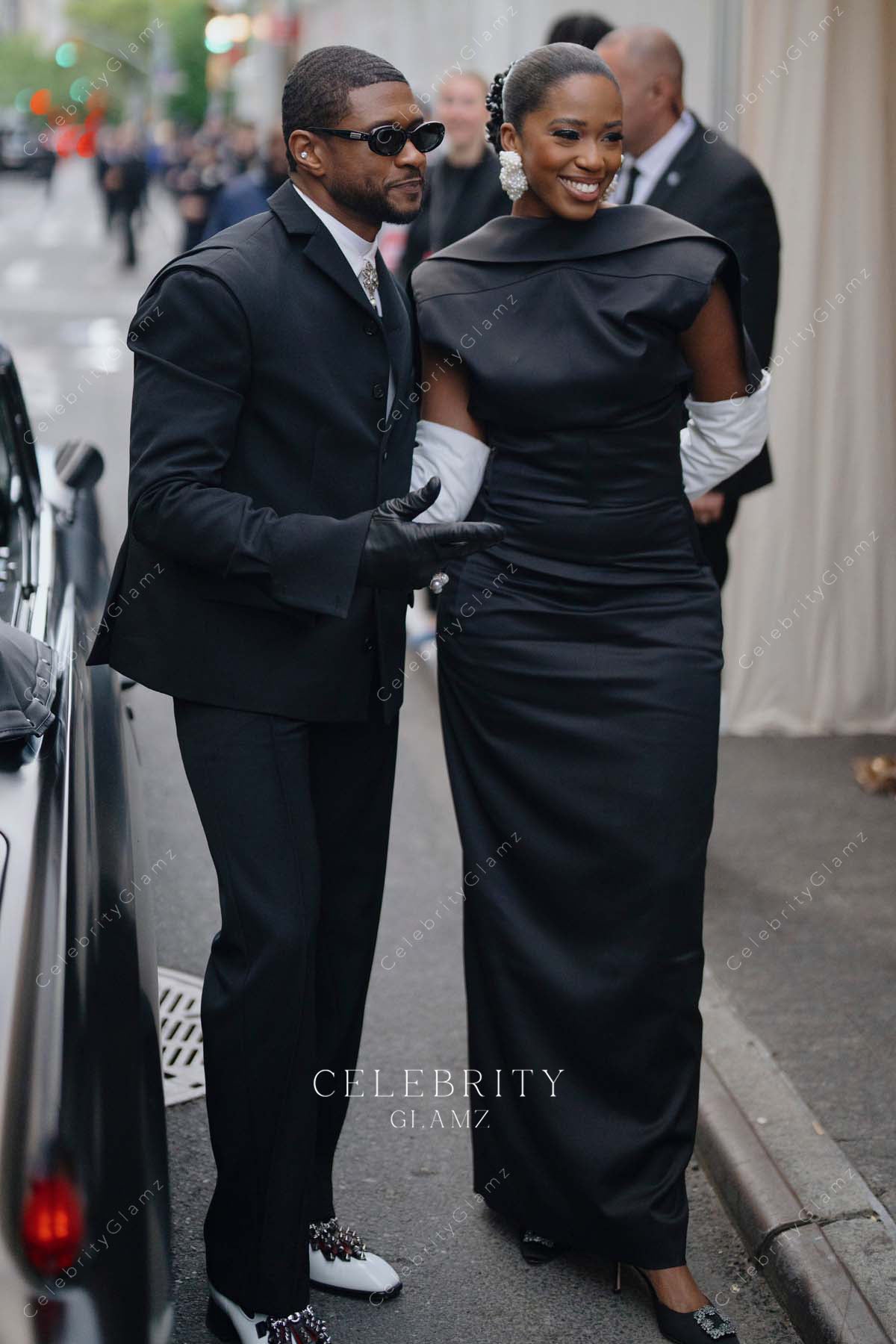 Bianca Saunders black sheath 2023 met gala dress