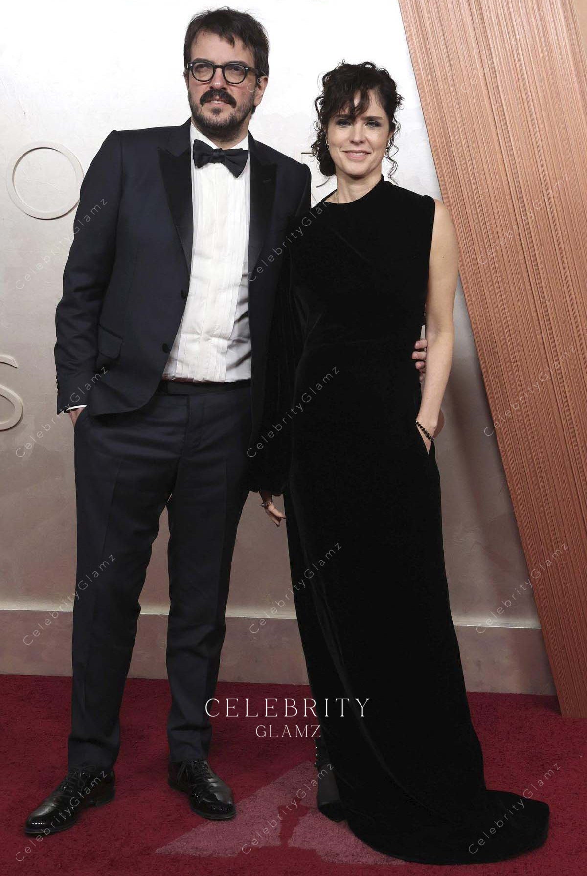 black Christina Kartchner 2025 One sleeve Oscars red carpet dress