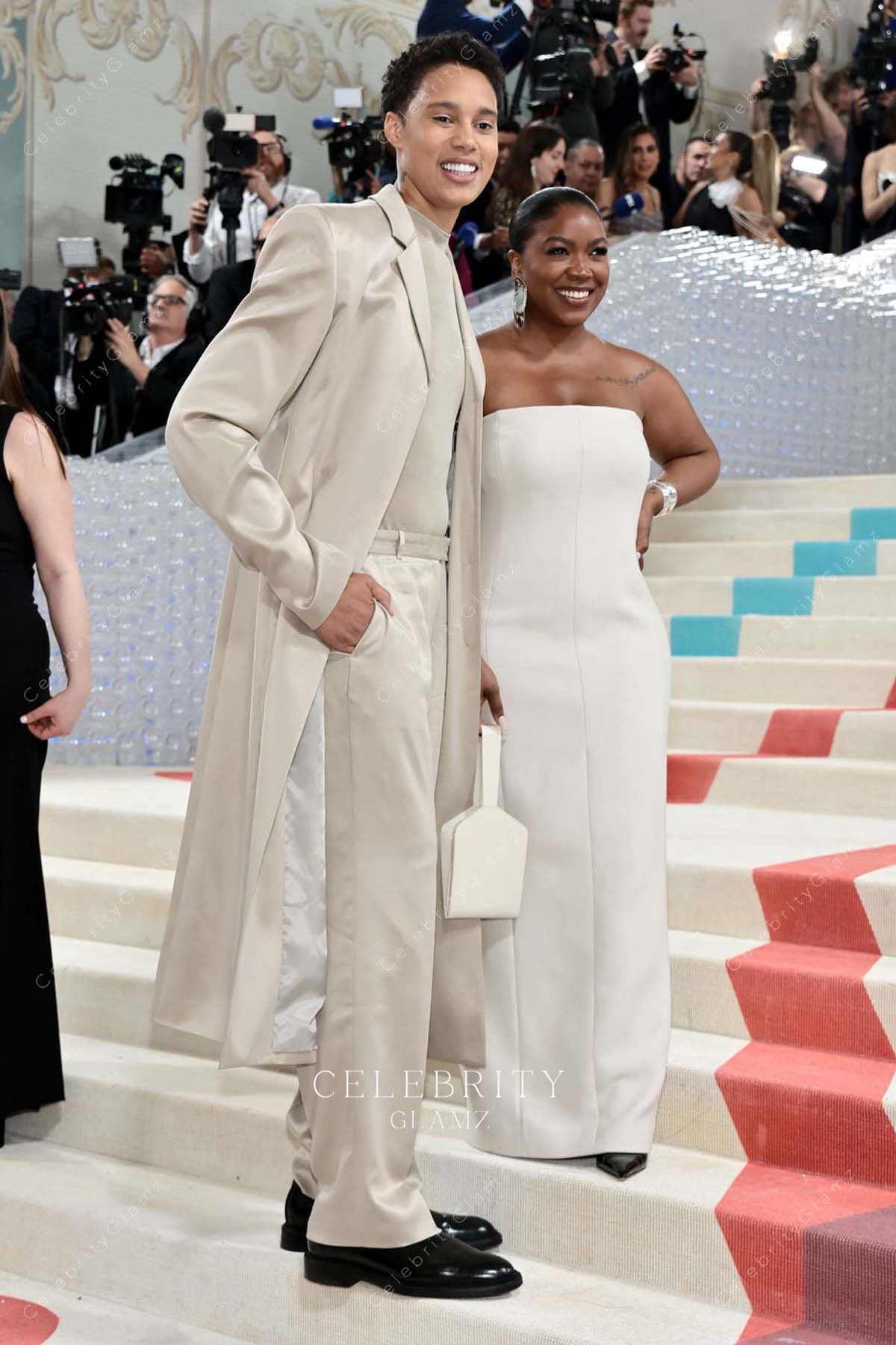 Cherelle Griner sheath prom dress 2023 met gala