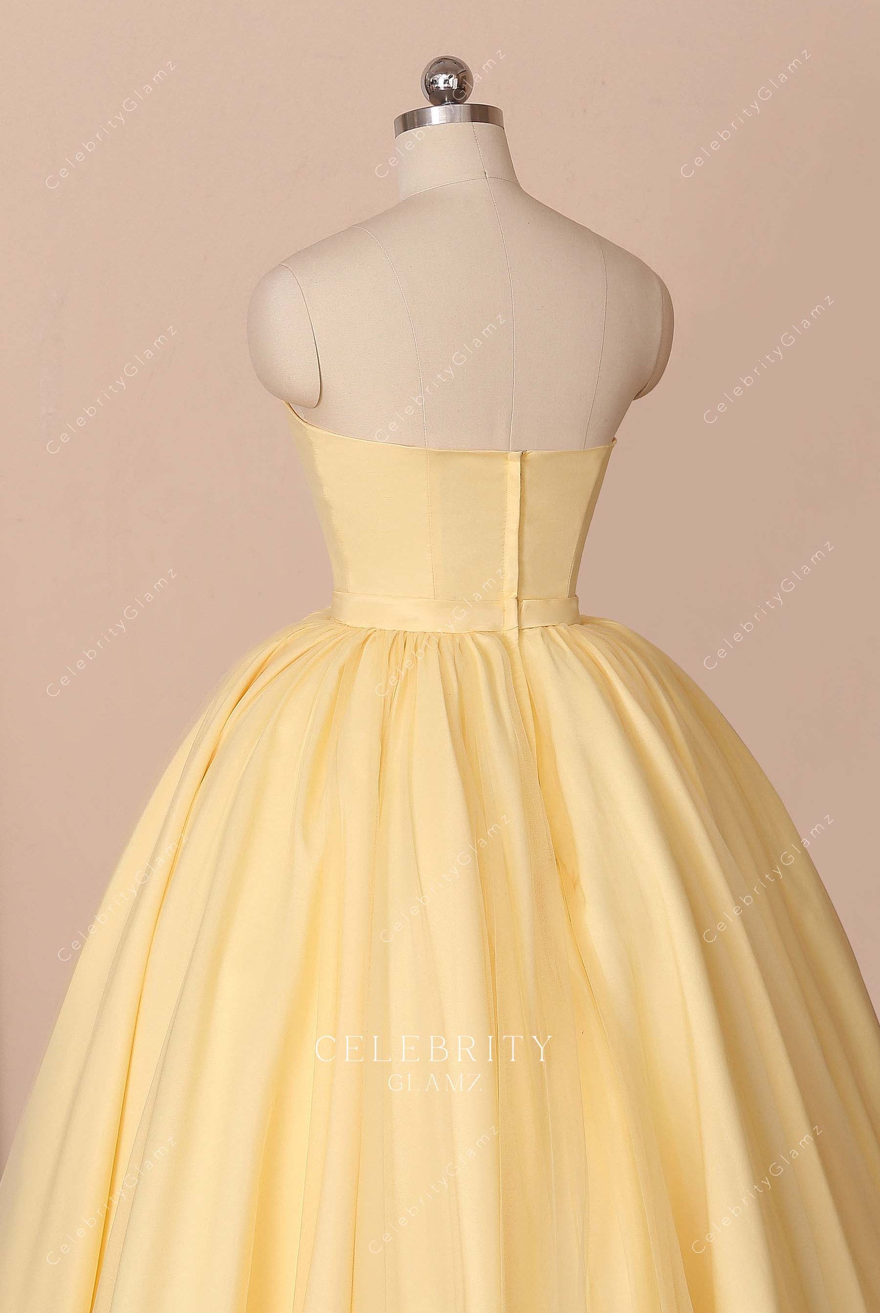 daffodil backless Quinceanera Ball gown