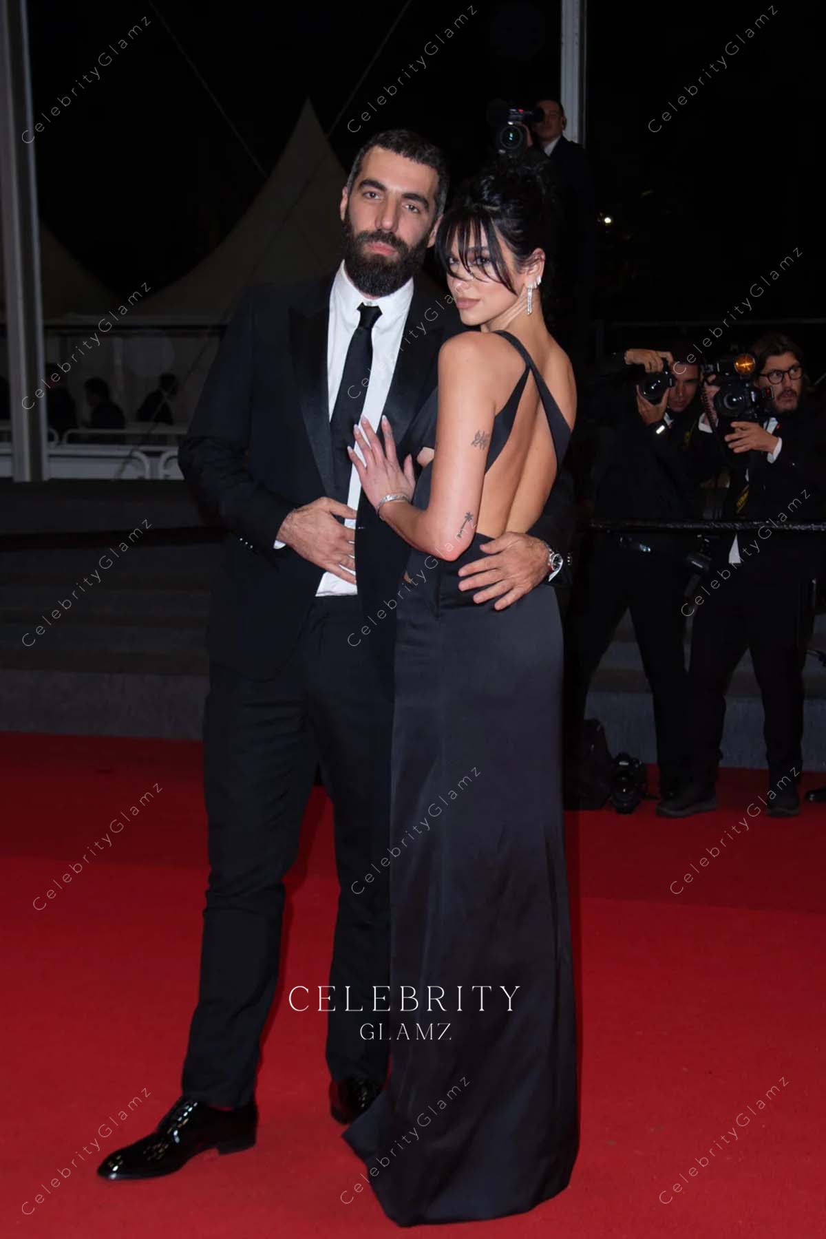 Dua Lipa strappy back prom dress 2023 Cannes film festival
