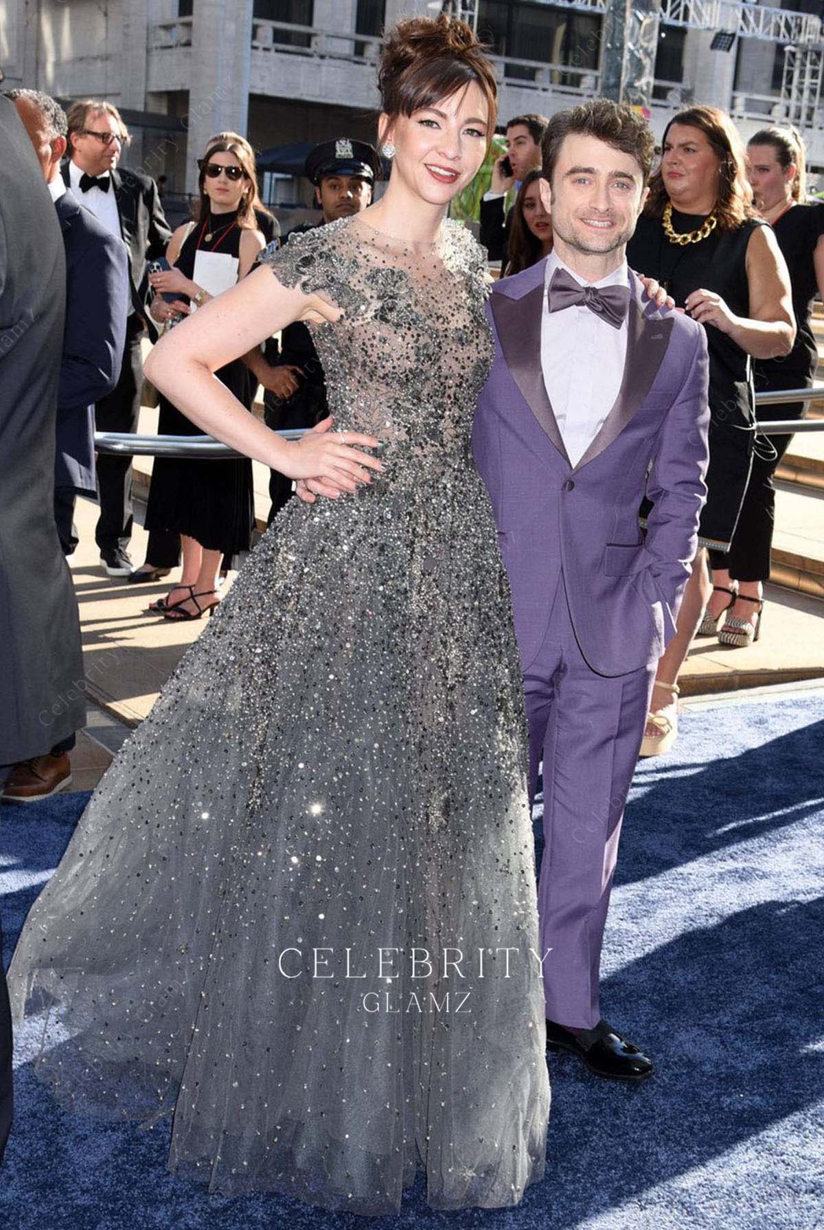 Erin Darke cap sleeves prom dress 2024 Tony Awards