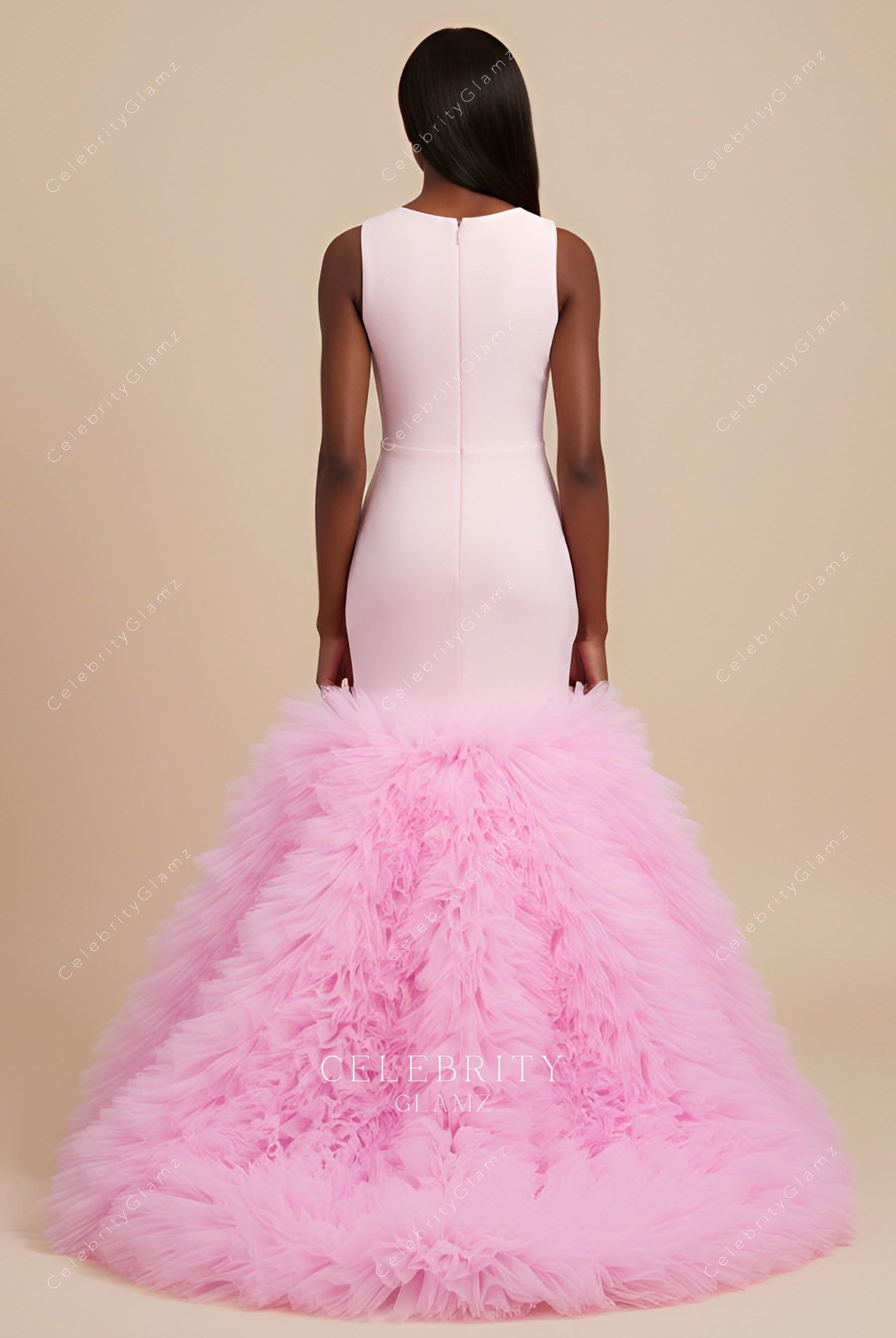 fit trumpet prom dress