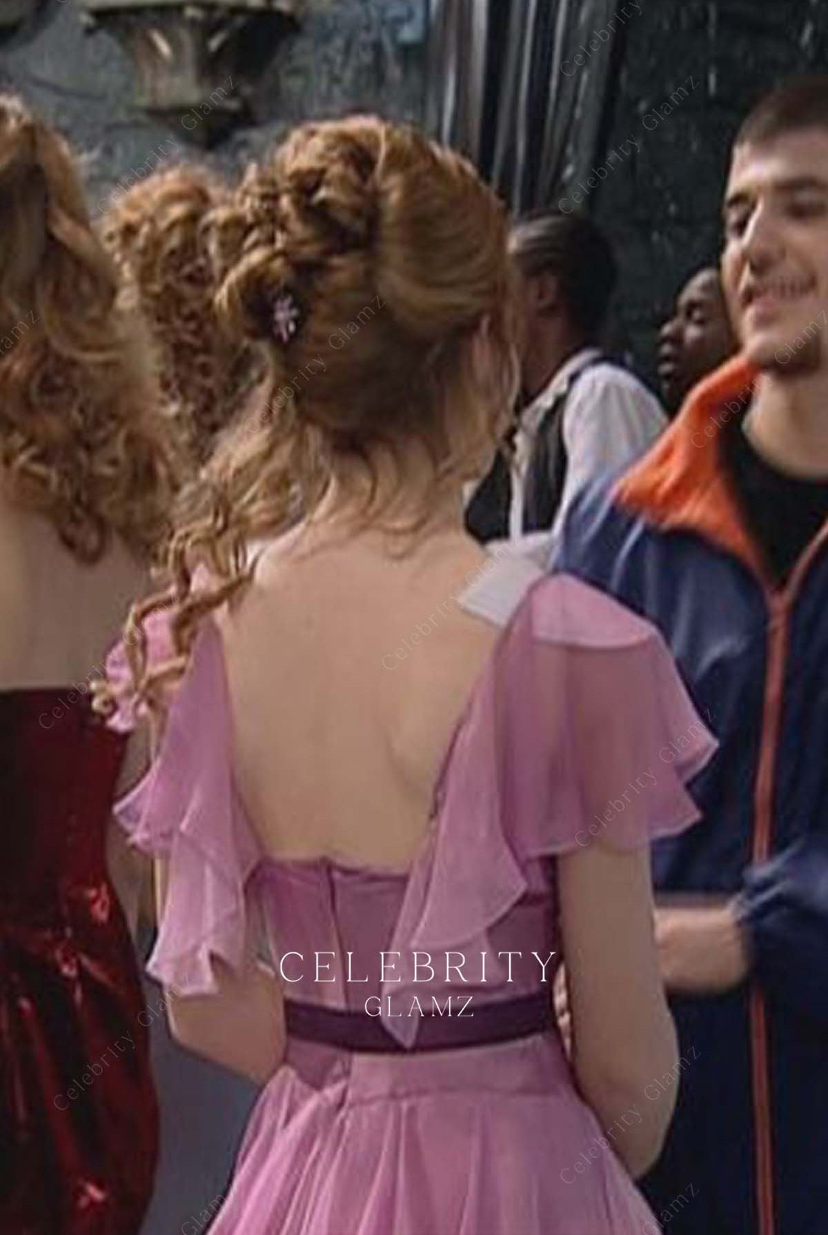 hermione granger yule back formal dress harry potter