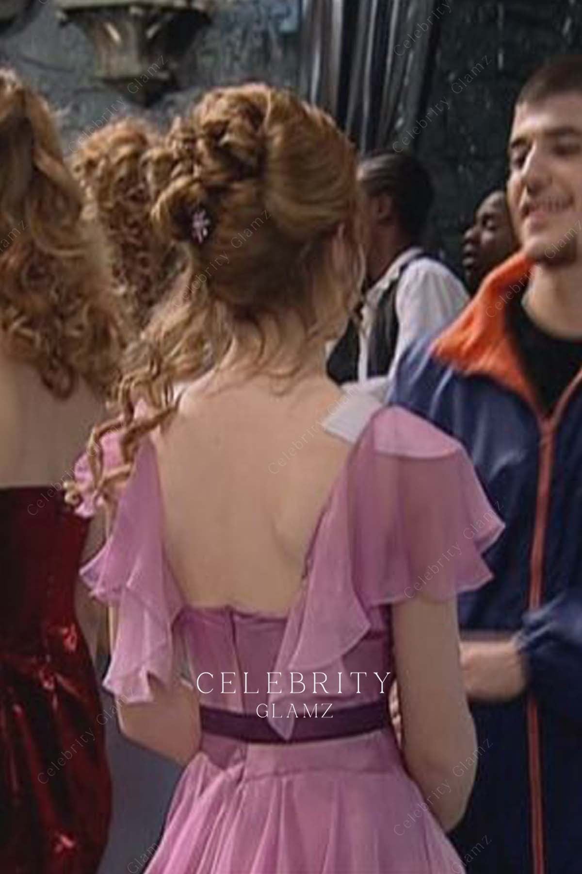 hermione granger yule back formal dress harry potter