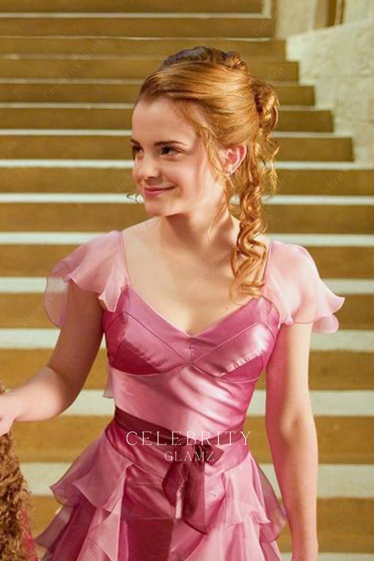 hermione granger yule ball v neck dress