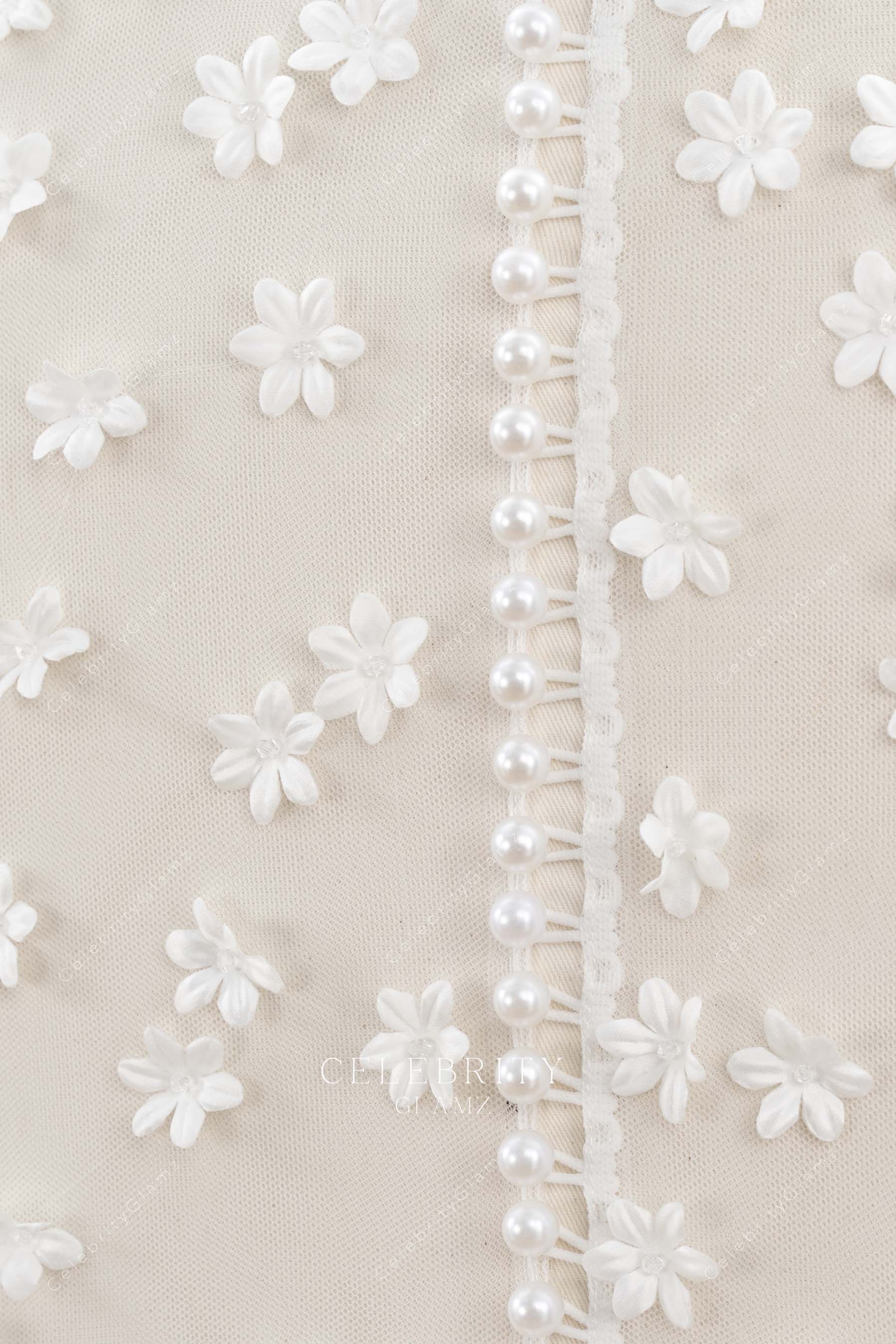 illusion buttoned back bridal dress