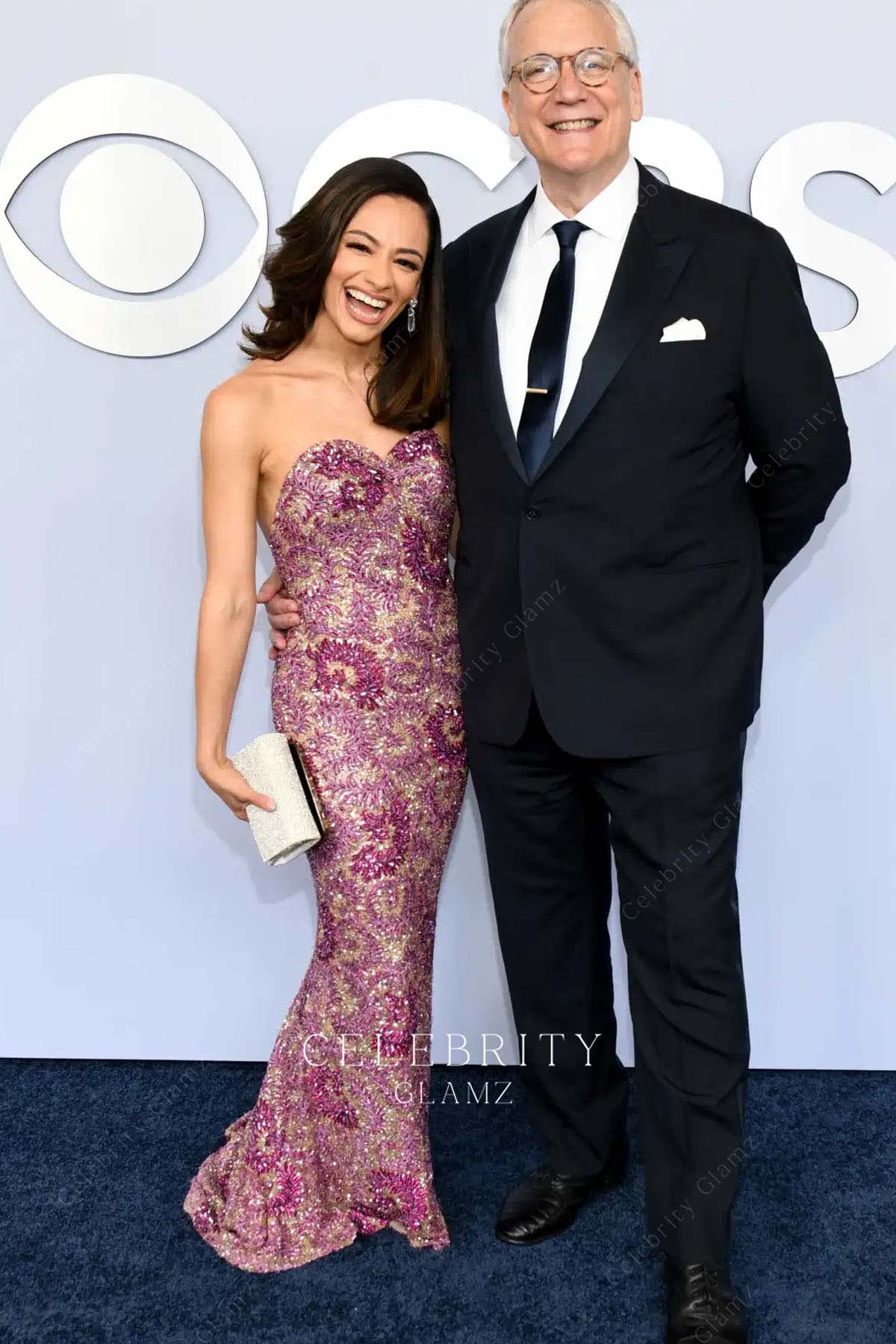 Isabelle McCalla sweep train prom dress 2024 Tony awards