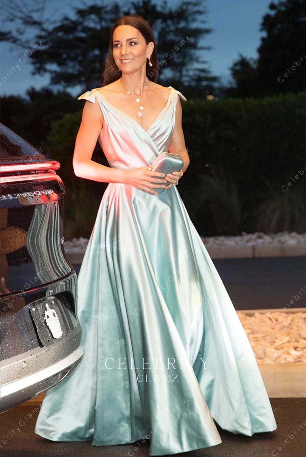 Kate a line 2022 Bahamas reception formal dress
