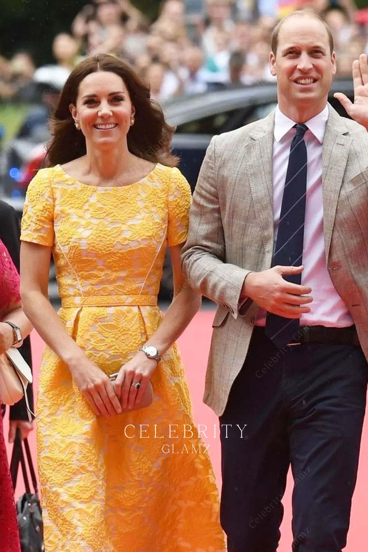 Kate boat neck dress Paris Germany royal tour 2017