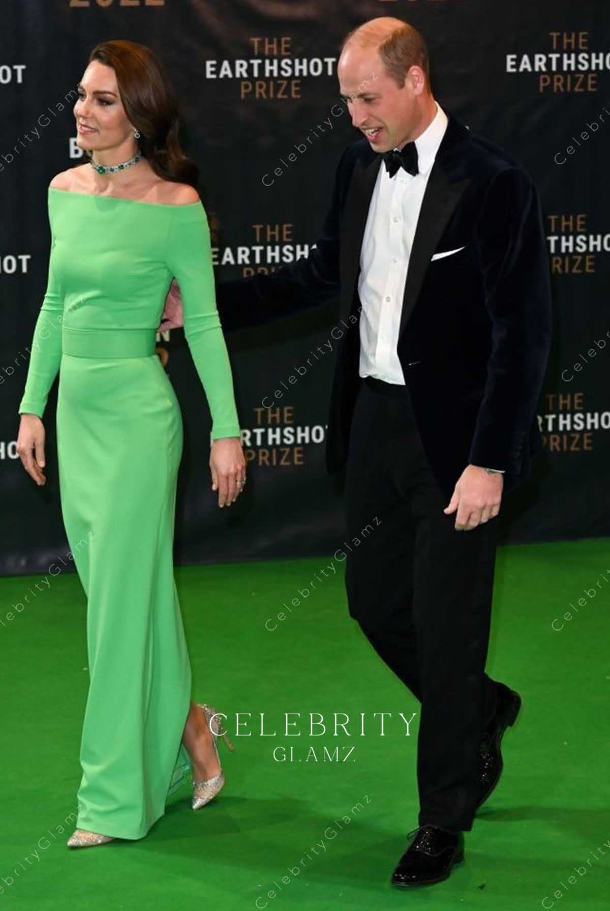 Kate floor length 2022 earth shot prize formal dress