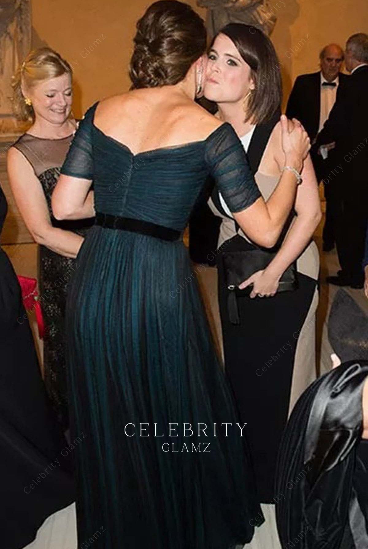 Kate v back midnight formal dress national portrait gallery 2014