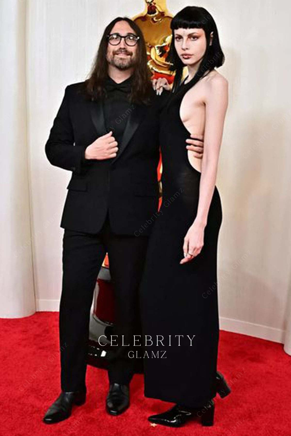 Kemp Muhl column prom dress 2024 Oscars red carpet