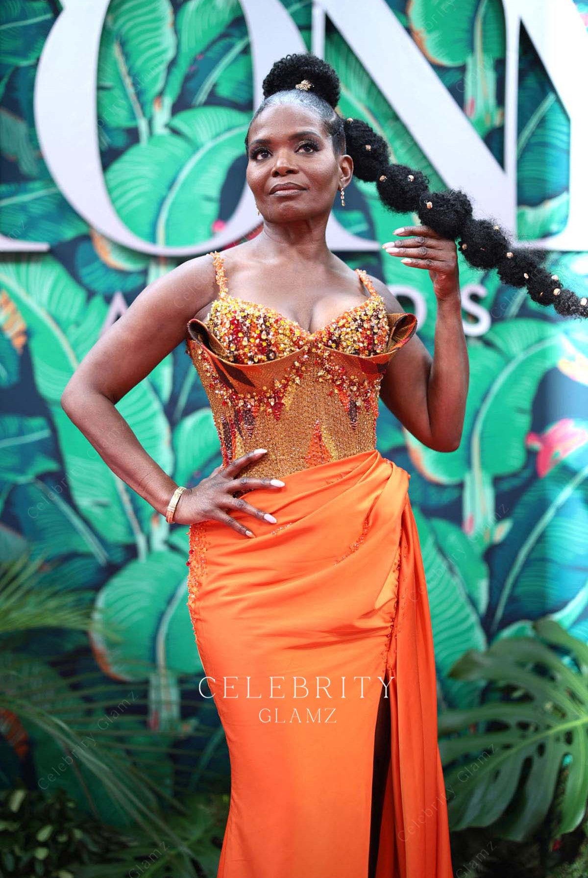 La Chanze stylish rhinestones prom dress