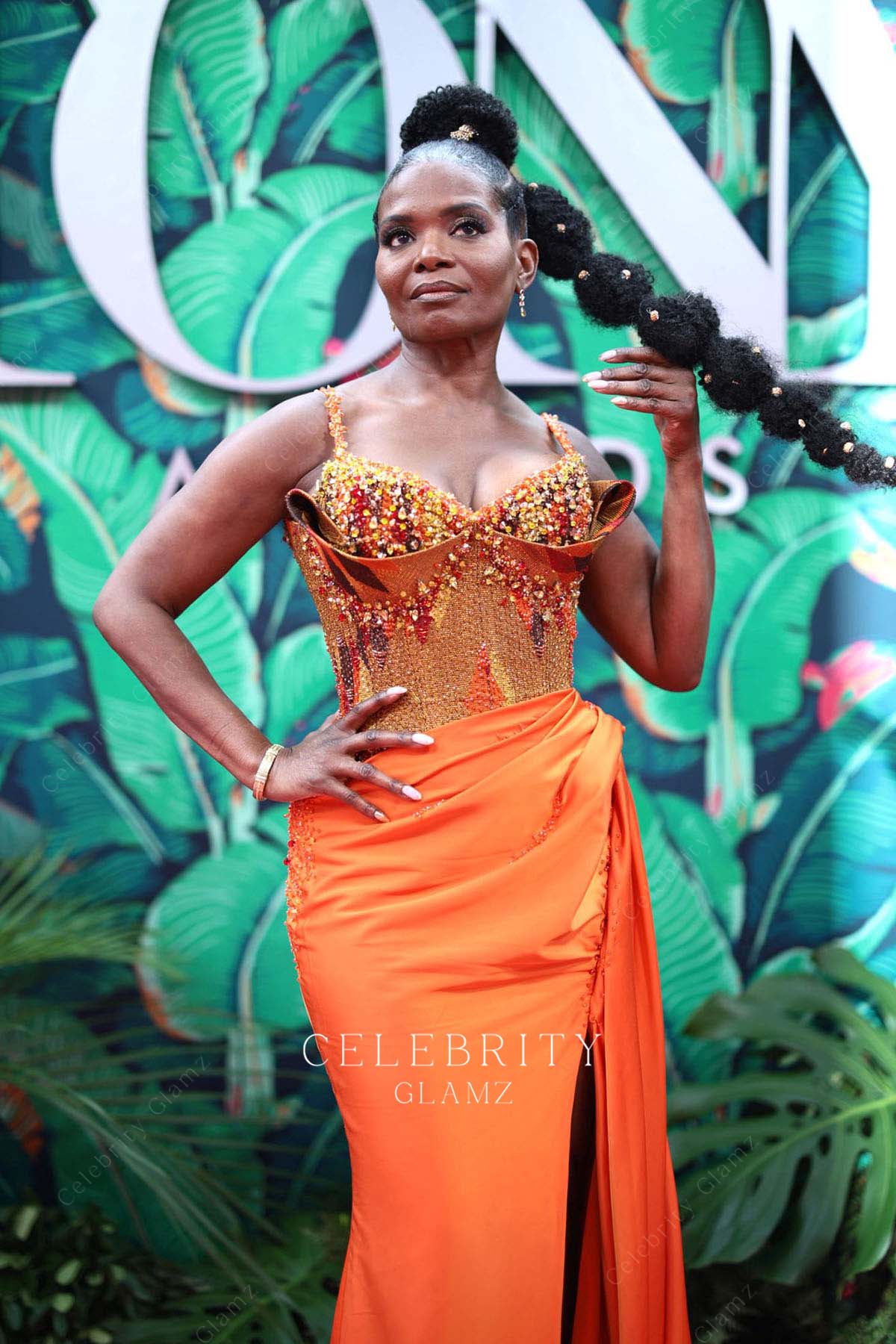 La Chanze stylish rhinestones prom dress