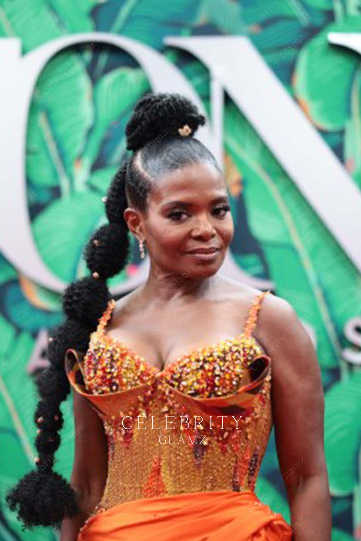 La Chanze v neck formal dress