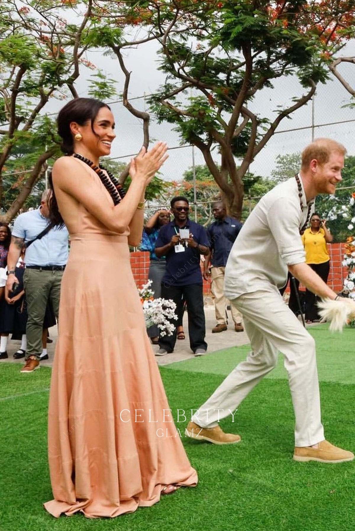Meghan Markle a line prom dress Nigeria champion the Invictus games 2024