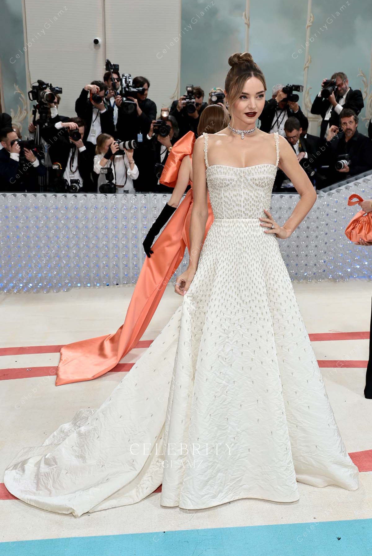 Miranda Kerr a line met gala dress 2023