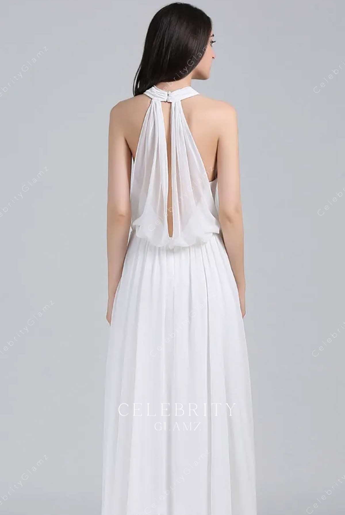 Olivia Wilde chiffon keyhole back dress people's choice awards 2009