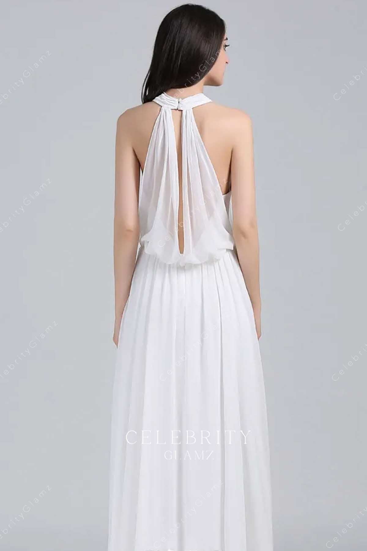 Olivia Wilde chiffon keyhole back dress people's choice awards 2009