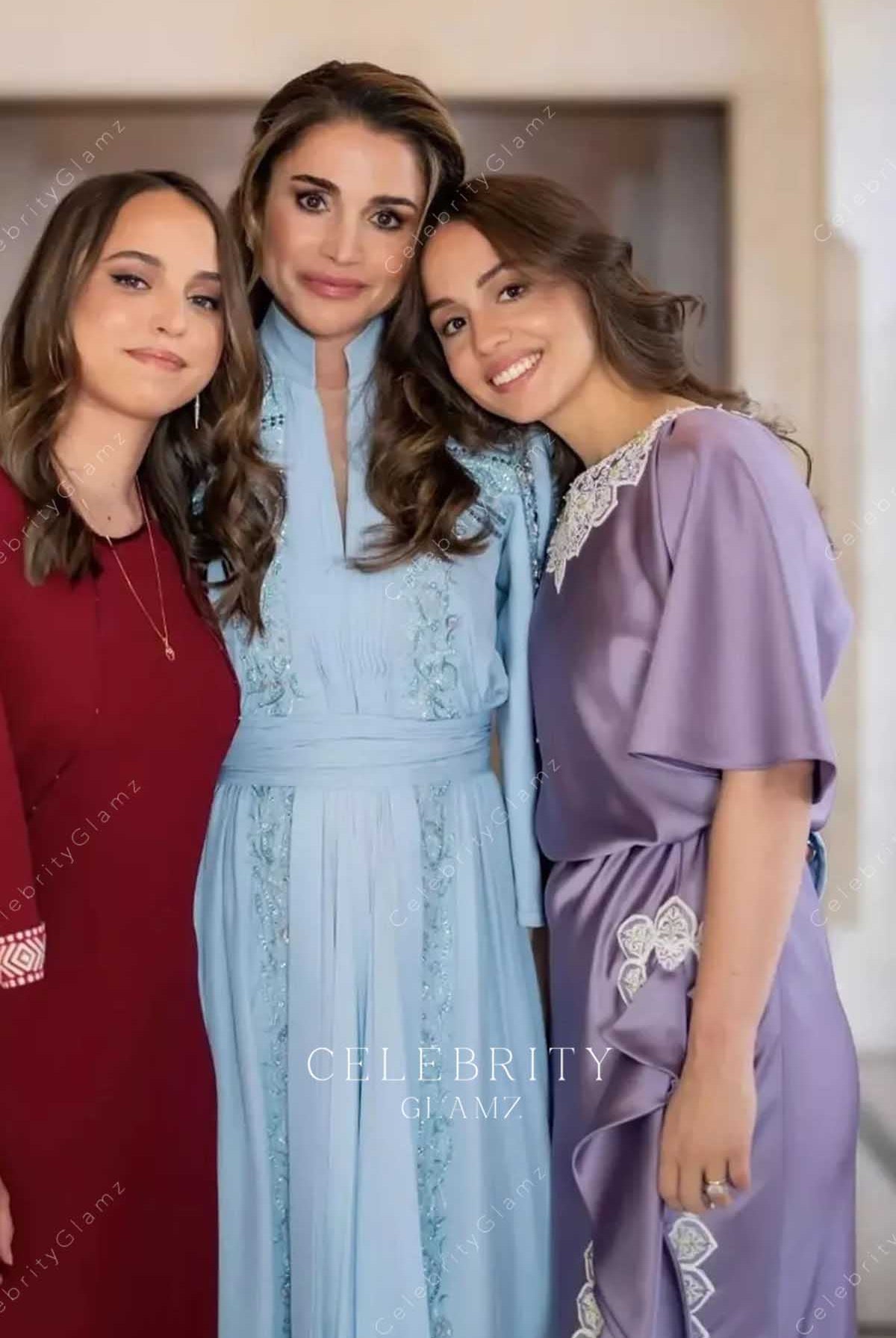 Princess Iman flutter sleeves prom dress Henna party 2023