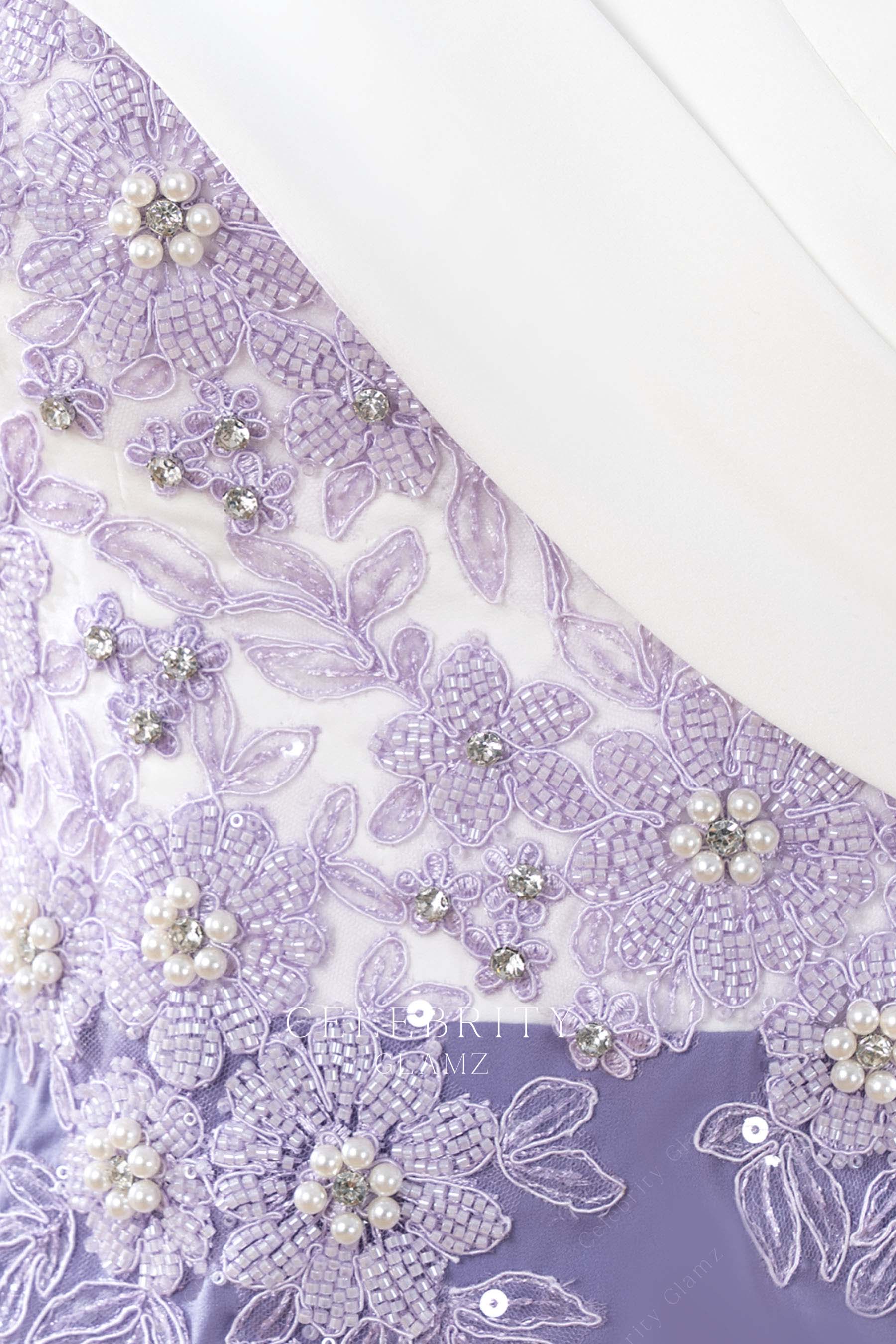 rhinestones mother of bride dress