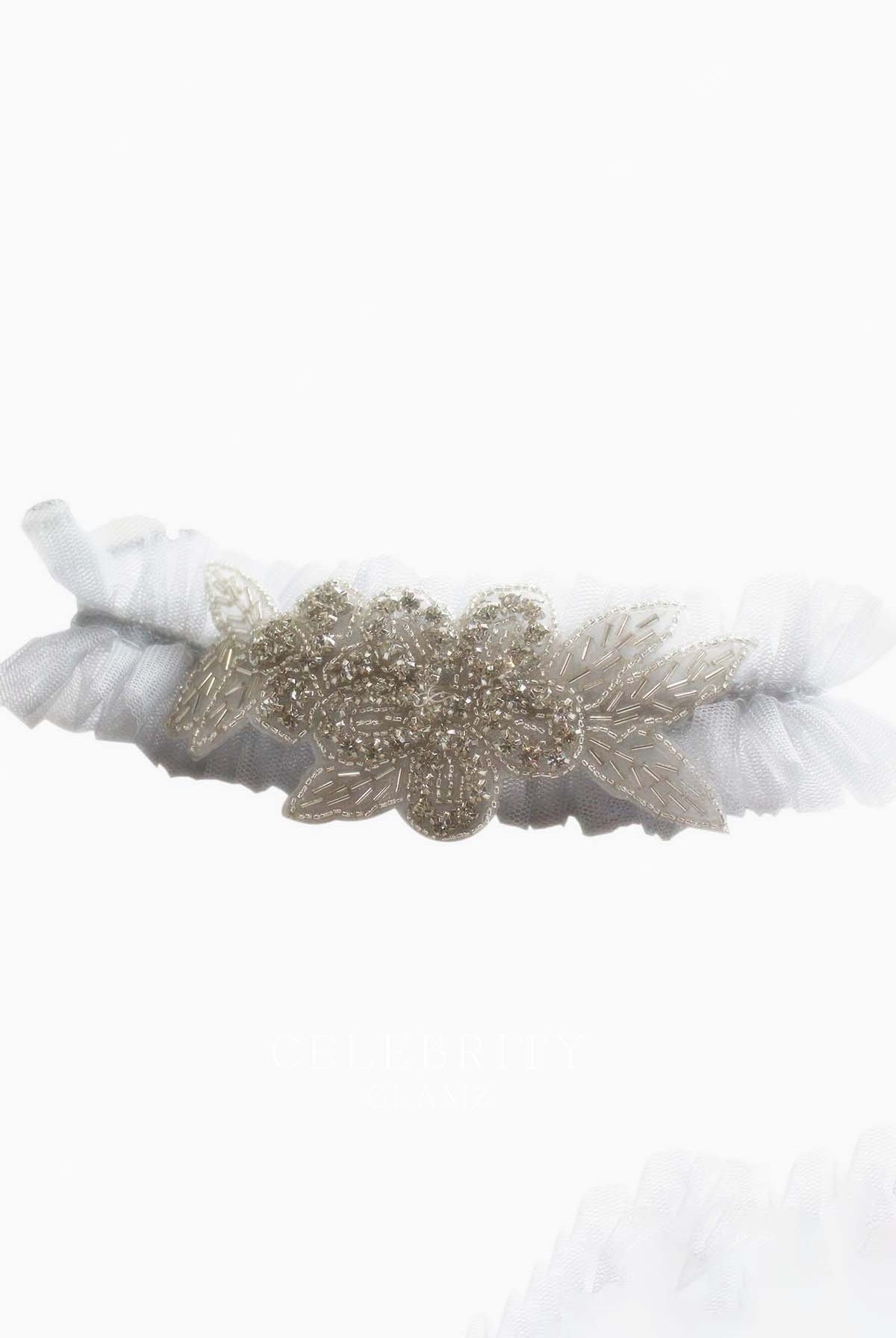 ruffle tulle garter
