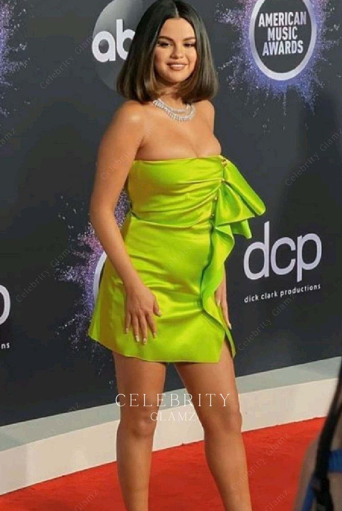 Selena Gomez short dress 2019 American music awards