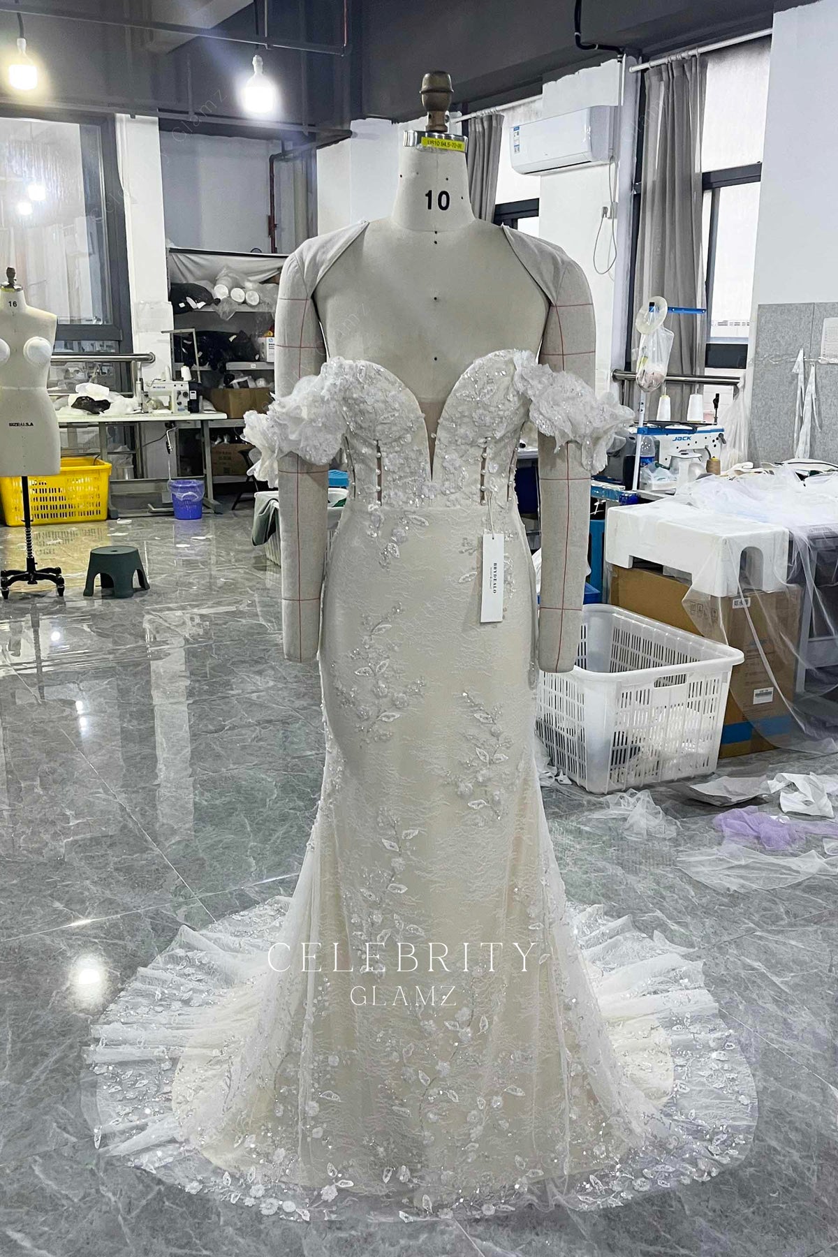 tailor made mermaid wedding dress