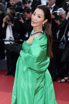 2023 Cannes film festival Michelle Yeoh with shawl dress