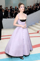 2023 met gala lilac satin dress Micaela Diamond 