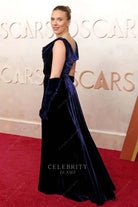 2025 Oscars red carpet Scarlett Johansson sweep train dress