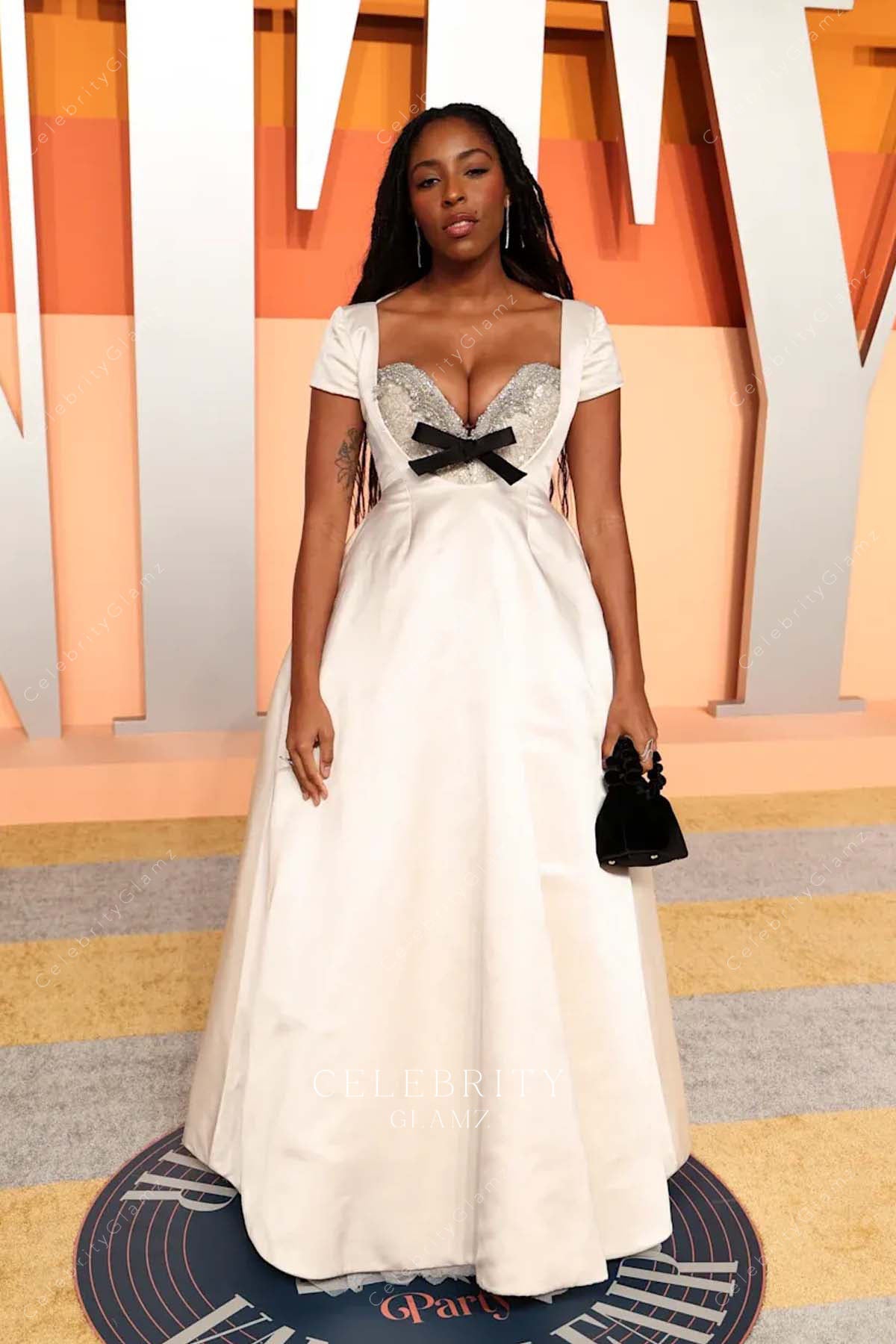 2025 Vanity fair party Jessica Williams a line dress