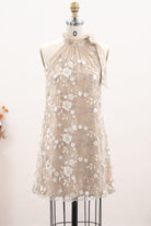 3D flower lace bridal dress