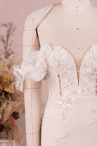 3d floral lace wedding dress