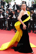 Adriana Lima two tone mermaid dress 2023 Cannes film festival