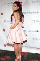 Ariana Grande strapless open back dress Irving Plaza performance