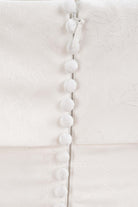 Jacquard with buttoned bridal dress