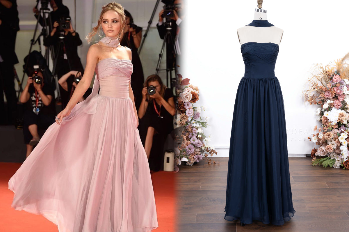 Lily-Rose-Depp Inspired Dresses