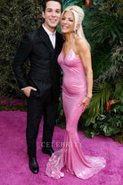 Meryl Lipstein trumpet formal dress 76th tony awards