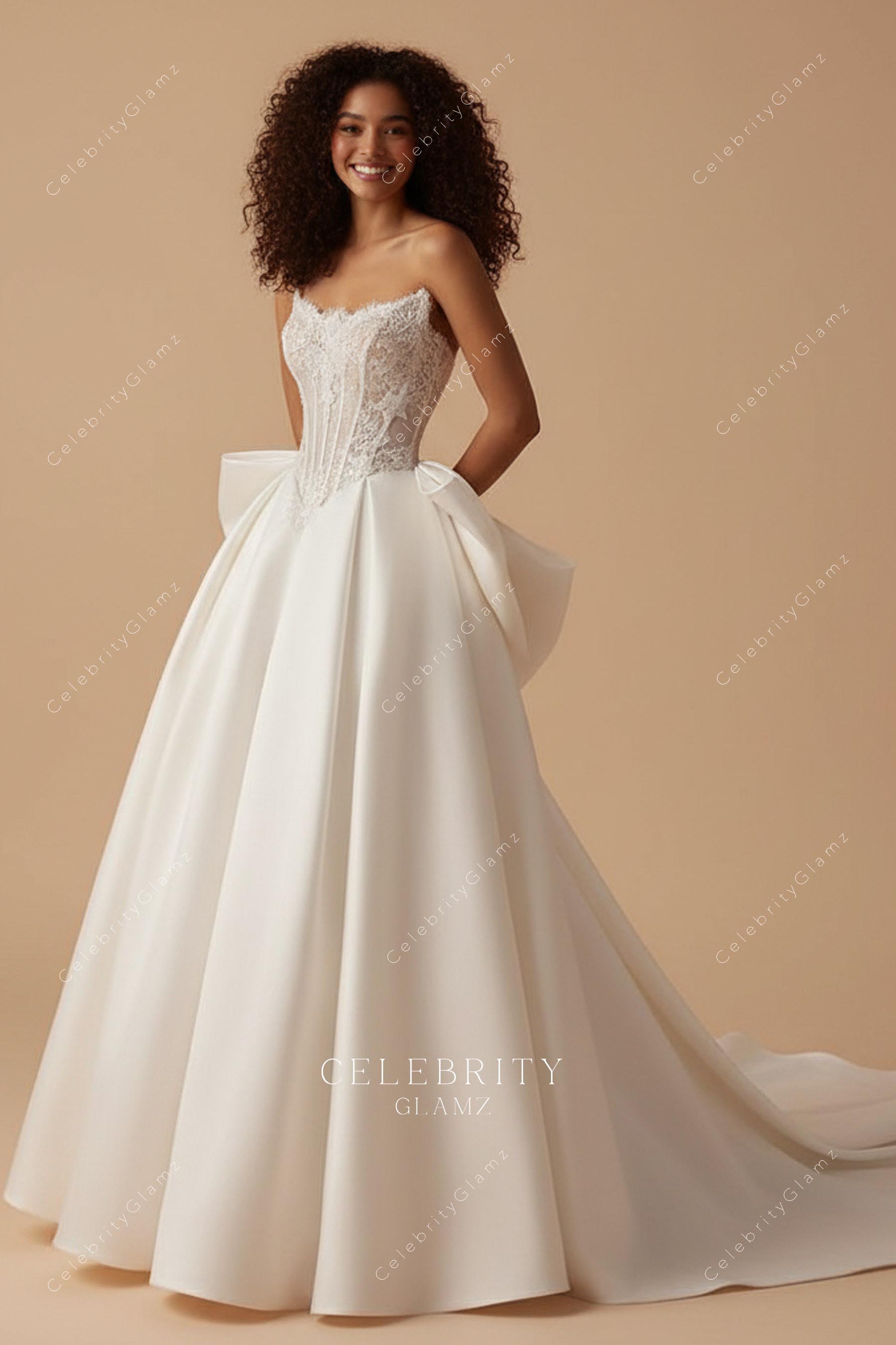 Mikado Aline bridal dress