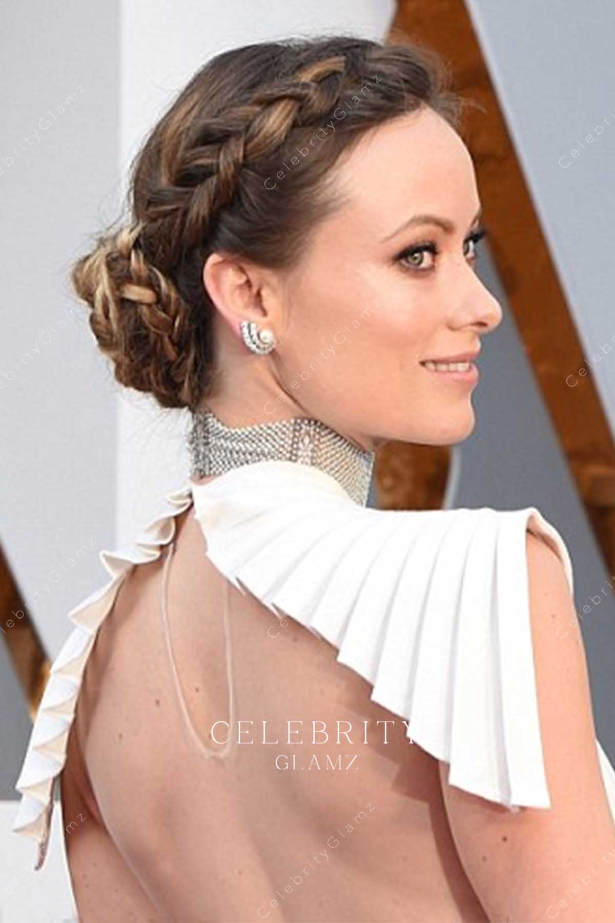 Olivia Wilde illusion back dress academy awards 