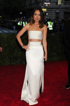 Olivia Wilde white strapless 2013 met gala dress