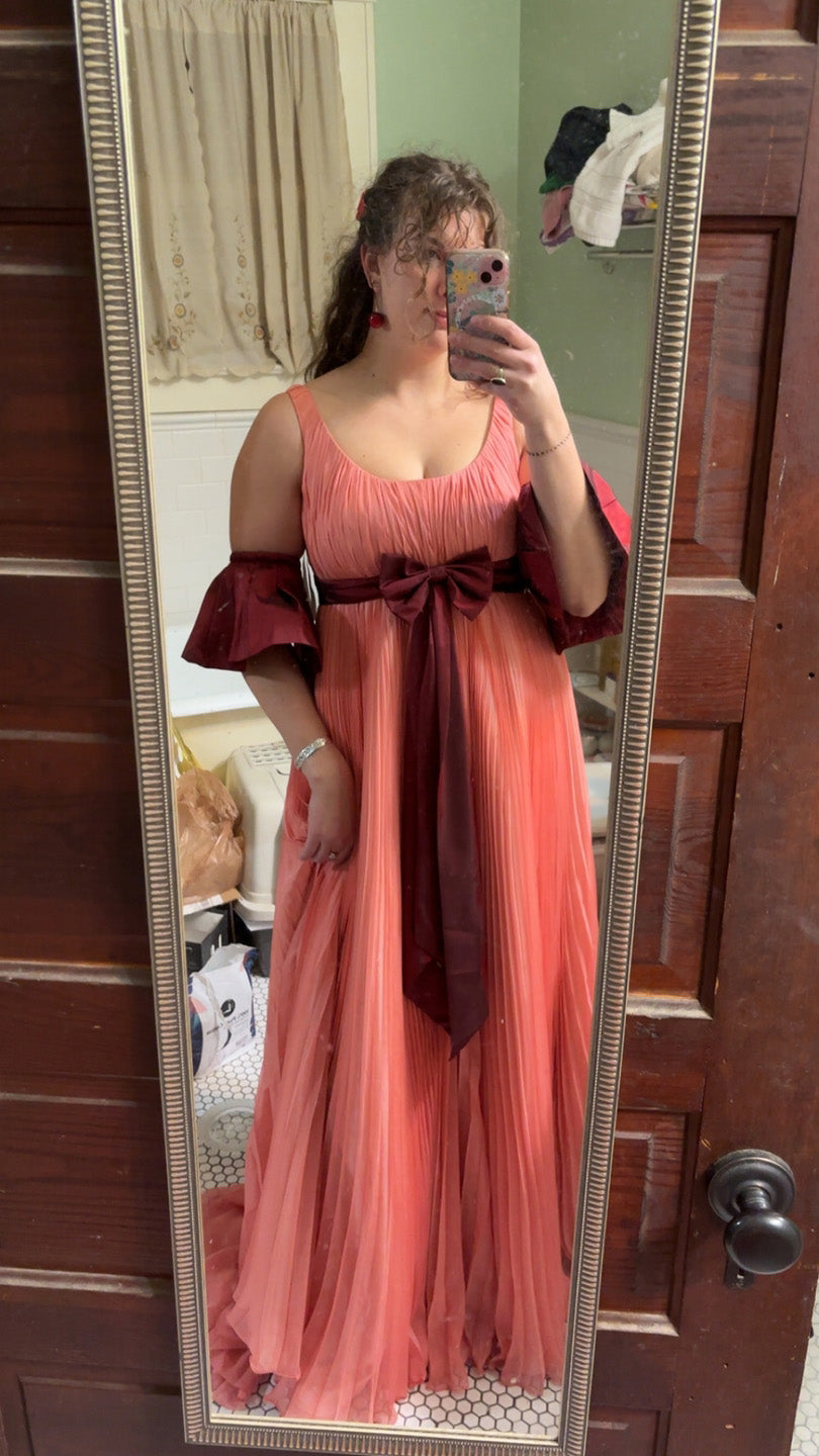 PHOEBE TONKIN PEACH A-LINE 2024 OSCARS AFTER PARTY DRESS REVIEW